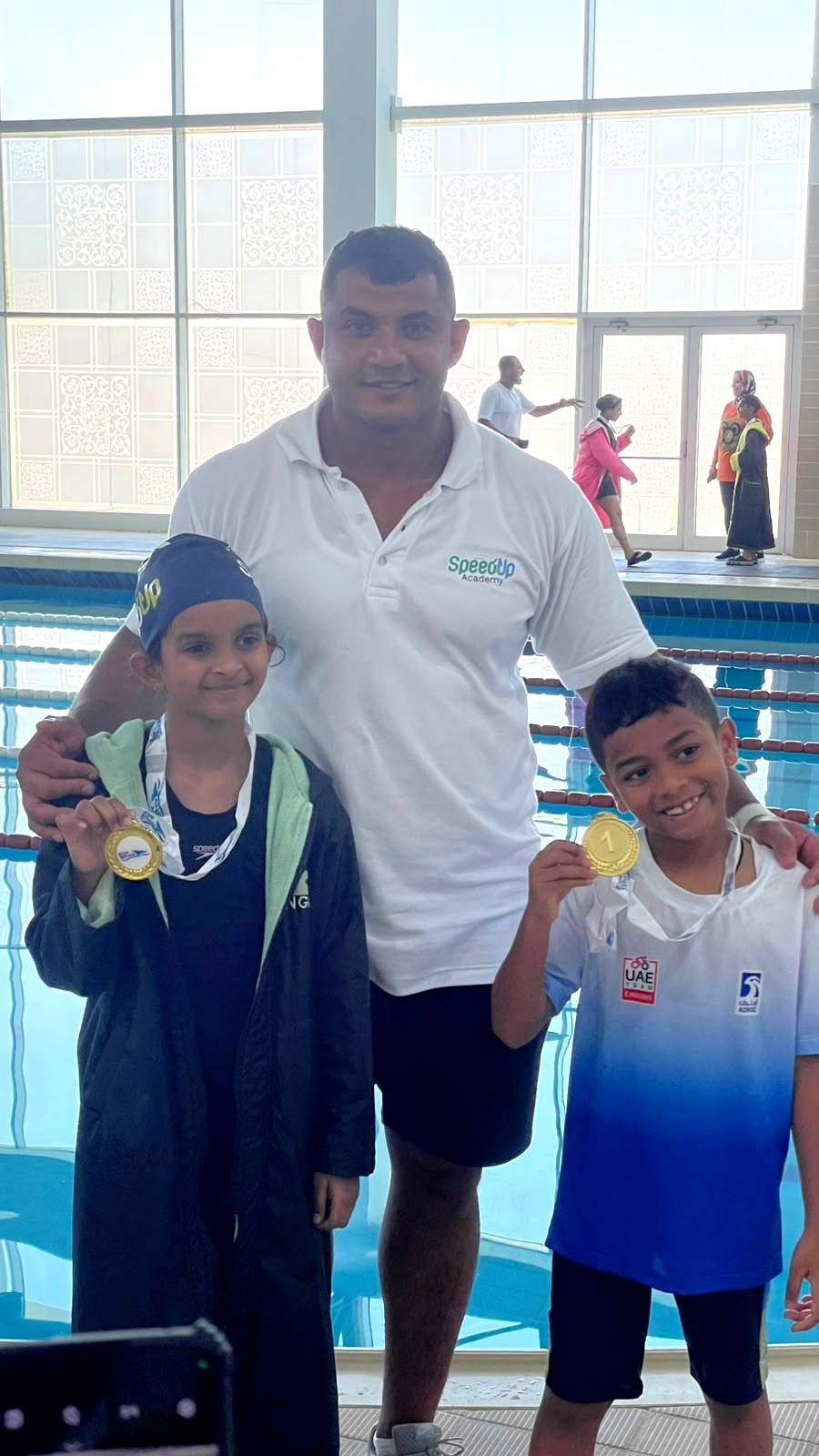 Advanced swimming training at Al Jazira Club, Abu Dhabi