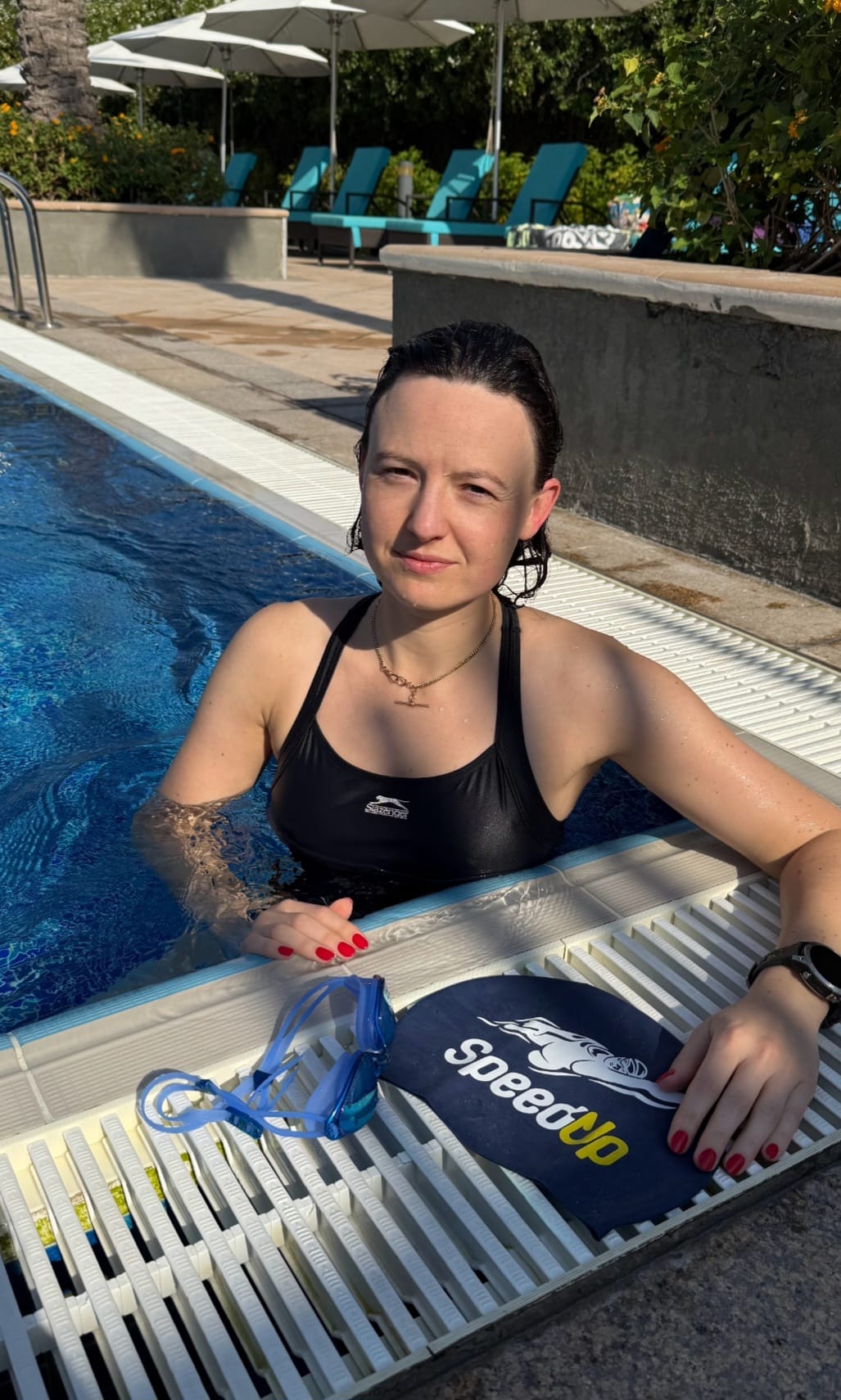 Ladies swimming class in Abu Dhabi